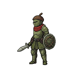 Bramble Knight attack animation generated by Spritey AI